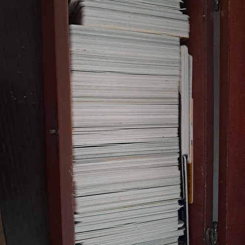 Phone cards used, 286 pieces from the 1990s