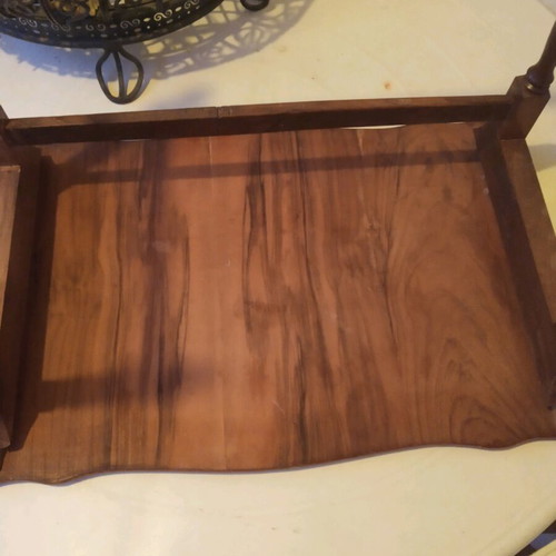 Vintage table used, 55×35 cm, height 54 cm
