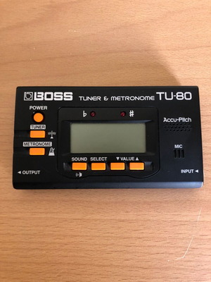 Boss TU-80 tuner and metronome like new