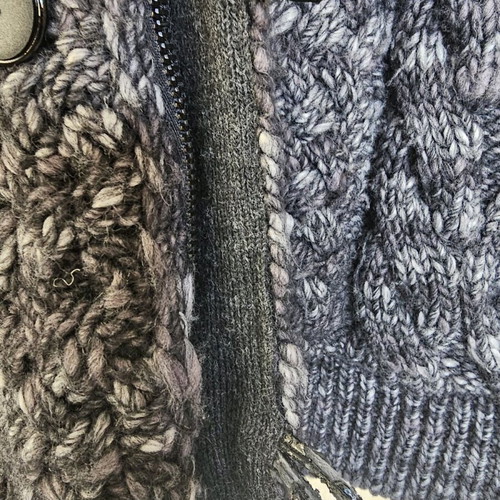 Scotch & Soda men's knitted cardigan used, size Large, grey