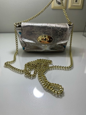 Totto leather evening bag like new, crossbody