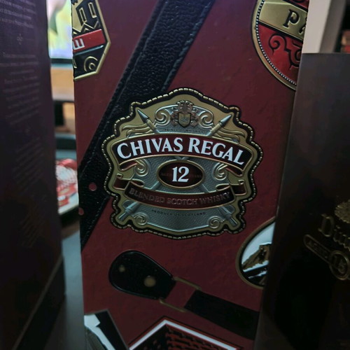 Whisky Collectible Cases used, Chivas and Dimple