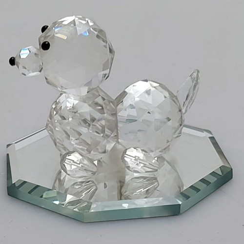 Glass decorative dog figurine A1741