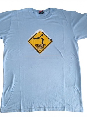 T-Shirt Atencion Condor con Hambre Calafate new, size XL, light blue