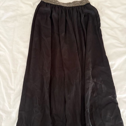 Zara long black skirt like new, size S