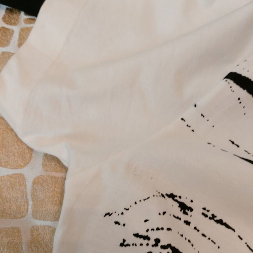 Versace men's white t-shirt with print like new, size XL