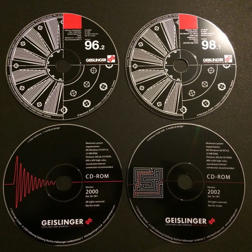 Geislinger CD Rom like new, set of 4 discs