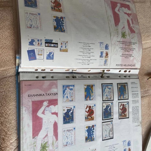 Olympic Europa stamps used with first day covers