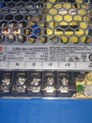 Mean Well LRS-50-12 12V 50W Power Supply like new