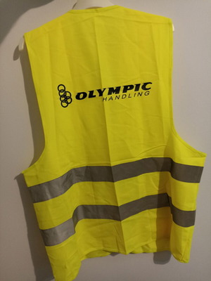 Olympic Handling fluorescent vest like new, one size to 2XL