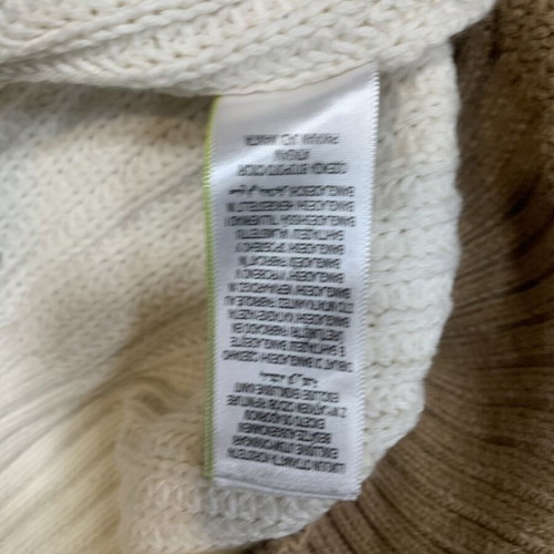 Marks & Spencer women's knitted turtleneck sweater, camel mix