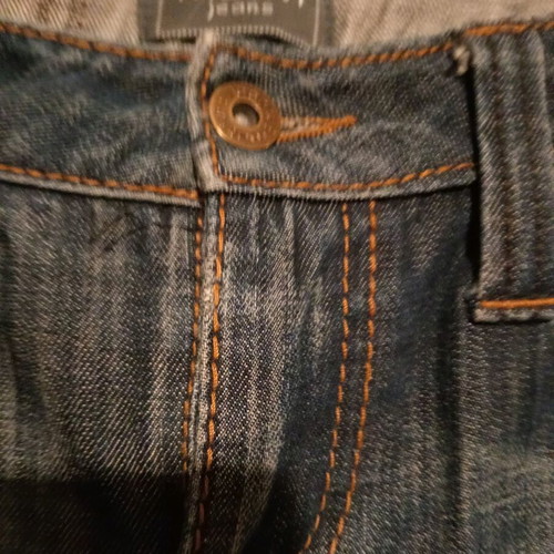 Motivi women's straight-leg jeans XL used, 100% cotton, grey blue