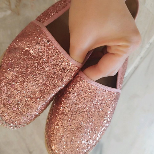 Viguera espadrilles pink with glitter like new, size 40