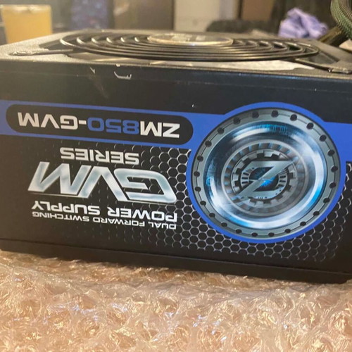 Zalman ZM850-GVM 850W power supply semi-modular like new, 80 PLUS Bronze