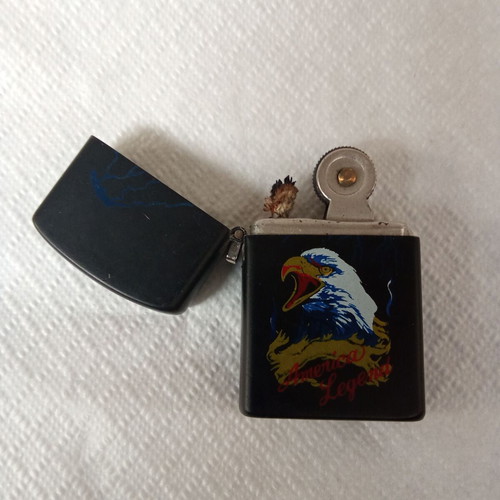 American Legend collectible small advertising lighter 1990s used