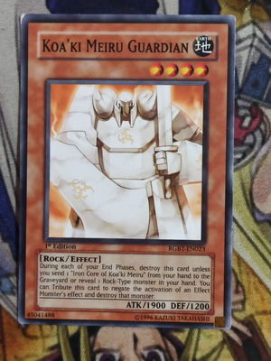 Koaki Meiru Guardian Effect Monster κάρτα σαν καινούργιο