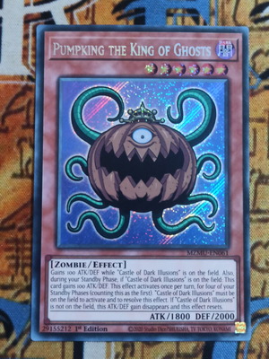 Pumpking the King of Ghosts Secret Rare κάρτα Yu-Gi-Oh! σαν καινούργιο