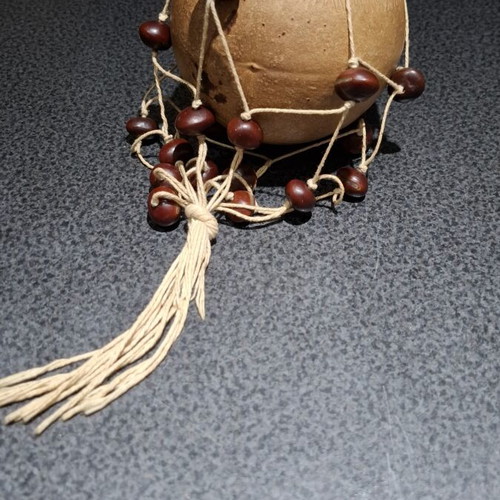 Shekere Handmade Maraca from Natural Gourd Used