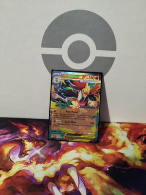 Mega Delphox ex 008/084 pitch black card like new