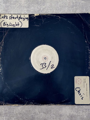 Big Light Let's Start Playing 12'' βινύλιο promo white label μεταχειρισμένο