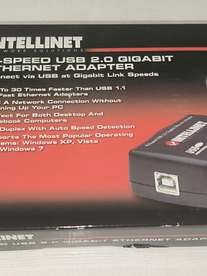 Intellinet Hi-Speed USB 2.0 Gigabit Ethernet Adapter καινούργιο, σφραγισμένο