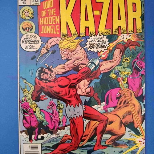 Kazar Vol 2 Comic 16 used, 1976 Marvel