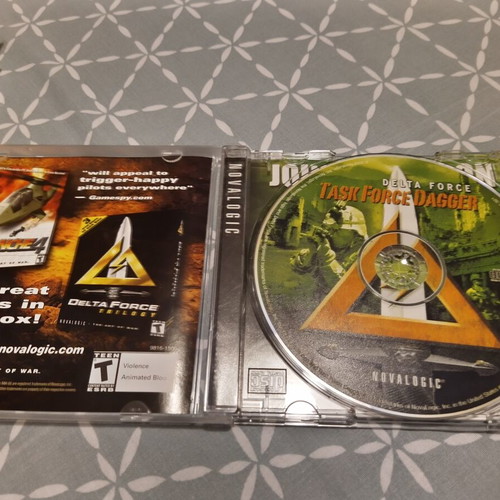 Delta Force Task Force Dagger PC game like new, action