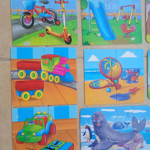 Set of 11 assorted puzzles