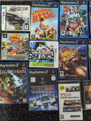 Κουτιά PlayStation 2 με manual μεταχειρισμένα, πακέτο