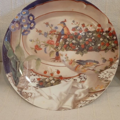 Limoge Collection decorative plates like new, set of 4 porcelain