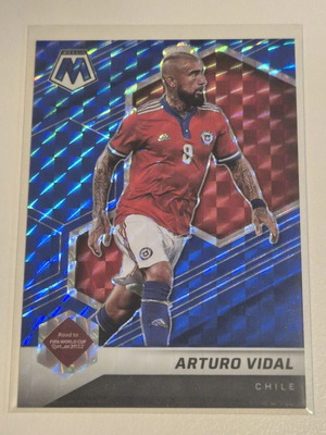 Κάρτα Panini Mosaic Fifa World Cup Arturo Vidal Blue Chile 83/99 σαν καινούργιο