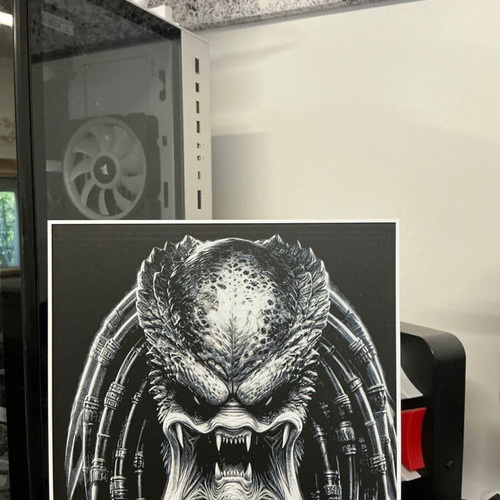 Predator decorative plaque new, PLA material