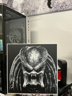 Predator decorative plaque new, PLA material