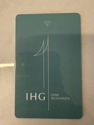 IHG collectible card like new