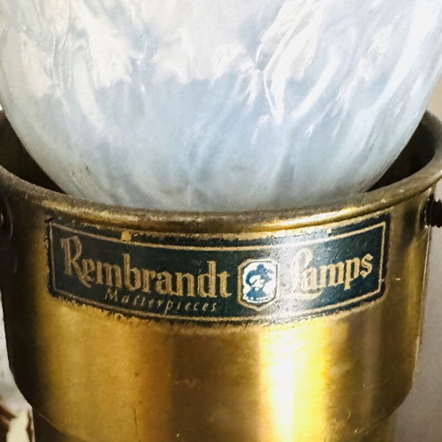Bronze floor lamp Rembrandt Lamps Masterpieces 1950s–60s like new