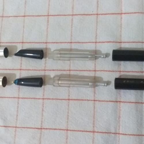 Eric collectible pens set of 2 with gold-plated tip