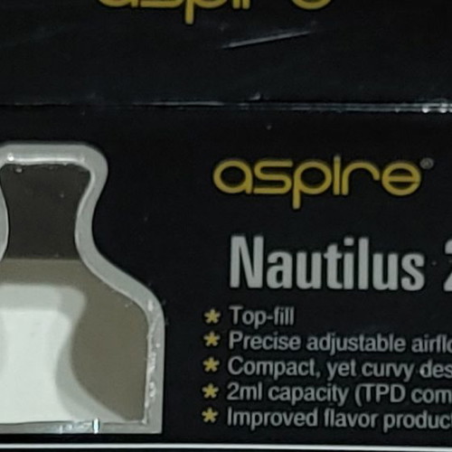 Aspire Nautilus 2 glass and O rings used, set of 2 pieces