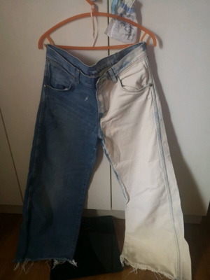 Wrangler women's two-tone denim pants like new