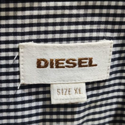 Diesel shirt XL used, two-tone checkered