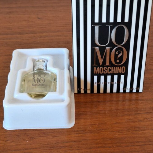 UOMO Moschino Italy EDT 4.5ml travel splash new