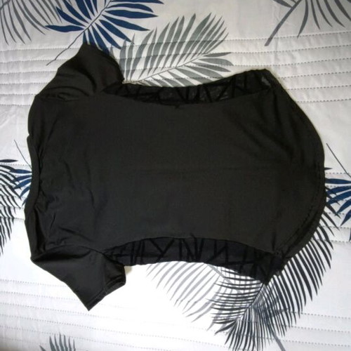 Shein black leggings set like new with blouse and shorts