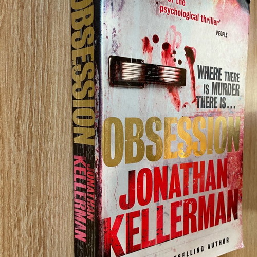 English novel Obsession Jonathan Kellerman like new