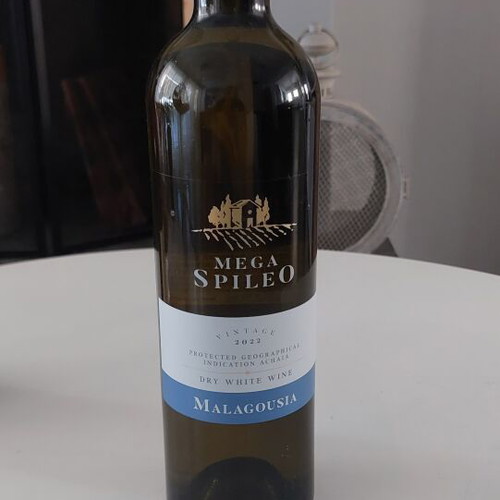 Mega Spileo Malagousia White Dry Wine Vintage 2022 750ml new