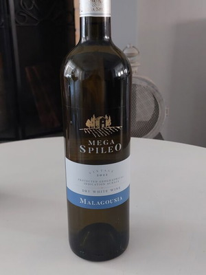 Mega Spileo Malagousia White Dry Wine Vintage 2022 750ml new