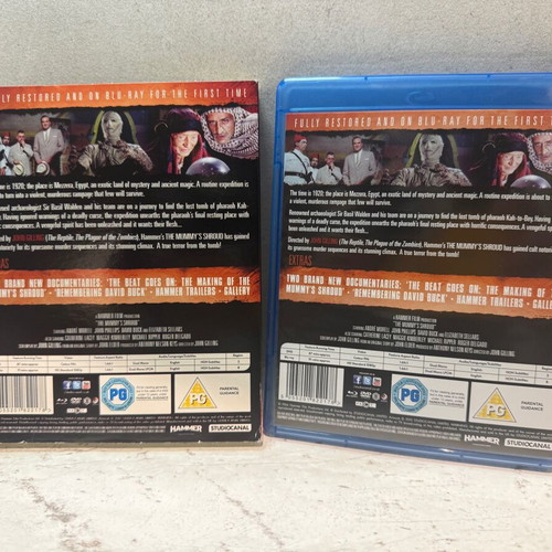 The Mummys Shroud Blu-ray like new with English subtitles