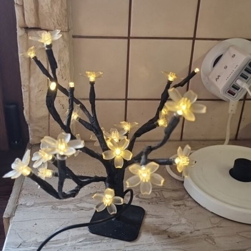 Decorative lamp Dutch for festive table with USB power used