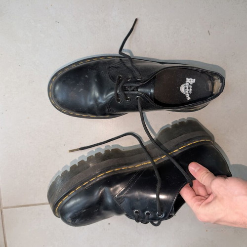 Dr Martens 1461 Quad black men's low shoes used, size 43
