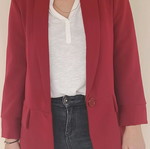 Red blazer new size L