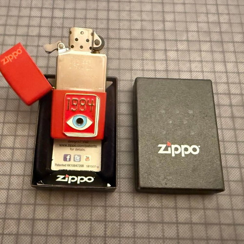Zippo 1984 The Eye lighter hand-decorated custom
