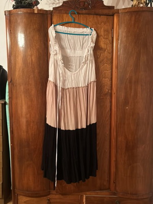 Deppy Joo Linen Summer Boho Dress Medium, like new